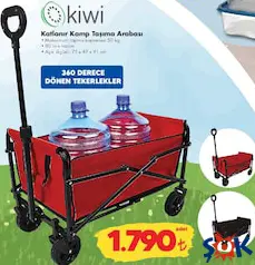 KİWİ KATLANIR KAMP TAŞIMA ARABASI